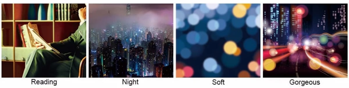 Customize and set scenes SMART LIGHT