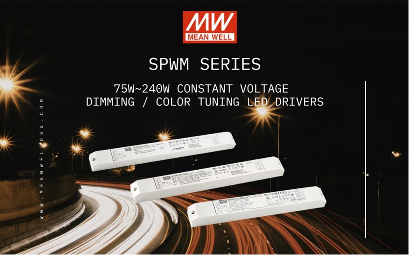 MEAN WELL Expands Smart Lighting Horizons with the New SPWM Series