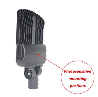 Photosensitive mounting position s