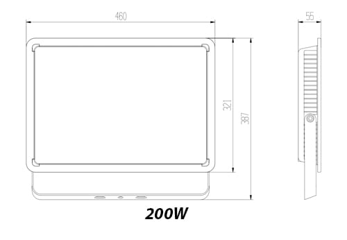 TAMAÑO DE 200W